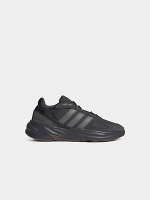 Mens adidas Ozelle Black/Grey Sneakers