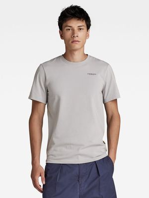 G-Star Men's Grey Slim Base T-Shirt
