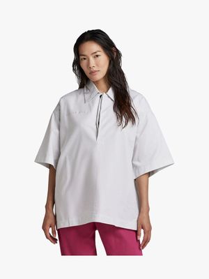 G-Star Women's Oversized Loose White Shirt