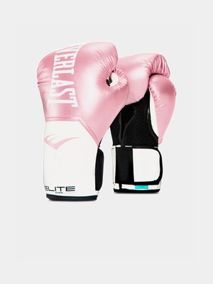Everlast 8oz Pro Style Elite v2 Pink/White Training Glove