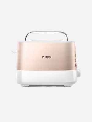 philips viva toaster rose gold 2 slice
