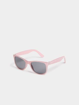 Girl's Pink Glitter Sunglasses