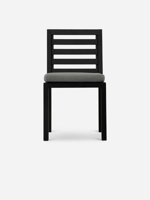 Malaga Dining Chair No Arms Black