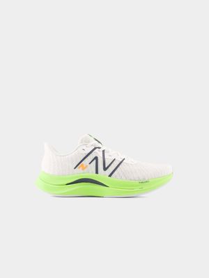 Mens New Balance FuelCell Propel V4 White/Green Running Shoes