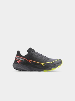 Mens Salomon Thundercross Black/Yellow/Orange Trail Running Shoes