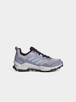 Women's adidas Terrex AX4 Silver/Purple Trail Running Shoe