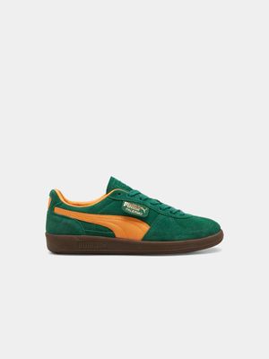 Puma Men's Palermo Green/ Yellow Sneaker
