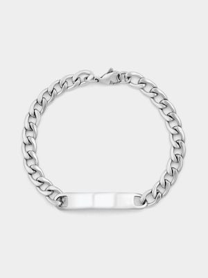 Stainless Steel Curb ID Bracelet