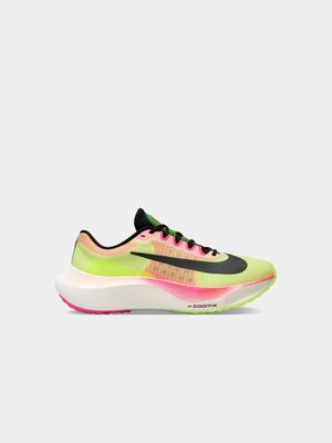 Mens Nike Zoom Fly 5 Premium Yellow/Pink Running Shoes