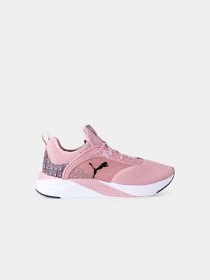 Women's Puma Softride Ruby Logo Lux Pink Sneaker