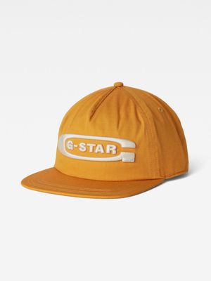 G-Star Men's Avernus Flat Brim Yellow Cap