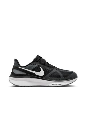 Mens Nike Air Zoom Structure 25 Black/White Running Shoes