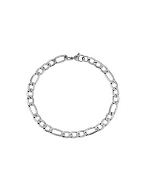 Stainless Steel Men's Figaro Bracelet