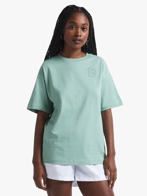 Converse Women's Blue Boxy T-Shirt