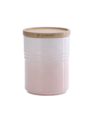 Le Creuset Storage Jar Medium Shell Pink 10cm