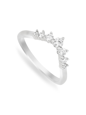 Petite Sterling Silver Tiara Ring