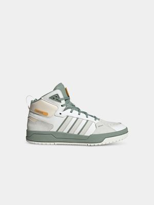 Mens adidas 100DB White/Green Sneakers