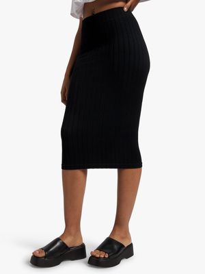 Women's Black Seamless Skirt