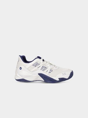 Men's Hi-Tec League White/Blue Sneaker