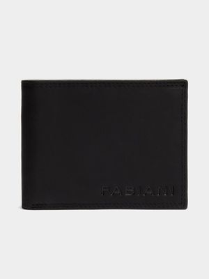 Fabiani Men's Billfold Black Wallet