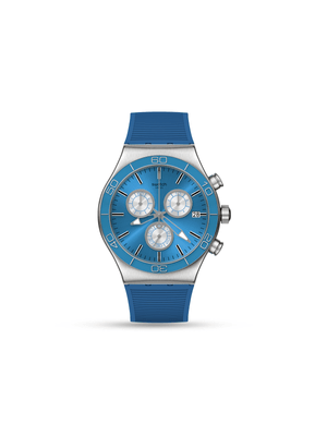 Swatch Blue Is All Chronograph Stainless Steel & Resin watch