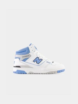 New Balance Men's White/Blue 650R Sneakers