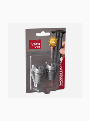 Vacu Vin Vacuum Wine Stopper Set of 2 Grey