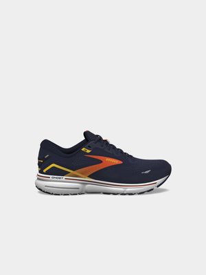 Mens Brooks Ghost 15 Navy/Red/Yellow Running Shoes