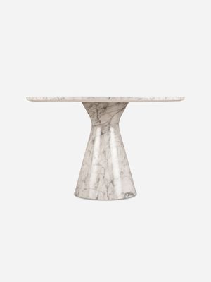 Cono Concrete Marble Look Round Dining Table 120cm