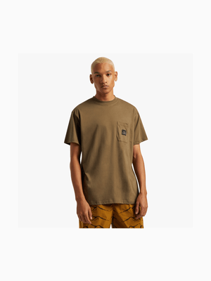 Leaf Men's Olive Green T-Shirt