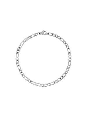 Stainless Steel Men's Figaro Bracelet