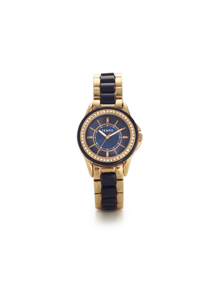 Tempo Ladies Rose & Navy Tone Bracelet Watch