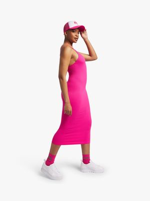 Women's Pink Seamless Dress