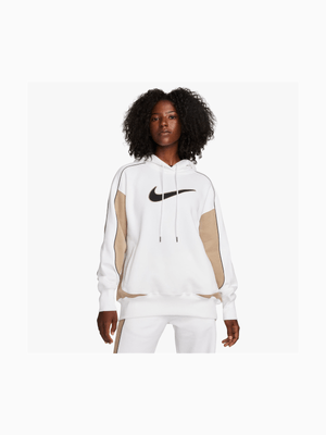 Nike Women's Nsw White Pullover Hoodie
