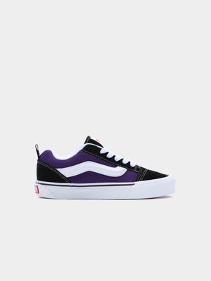 Vans Women's KNU Skool Black/Purple Sneaker