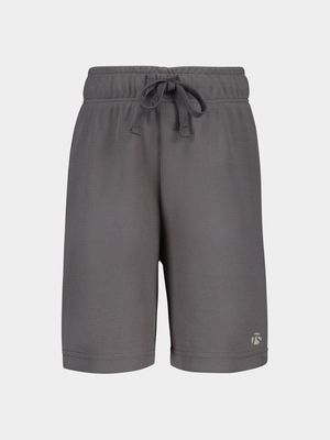 Boys TS Grey Birdseye Fitness Shorts