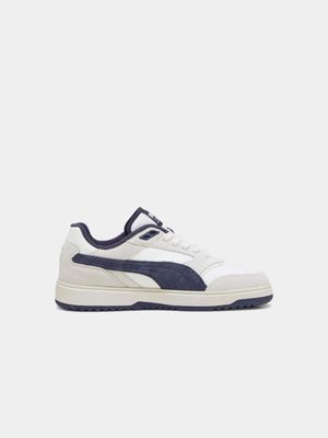 Puma Men's Double Court White/Navy Sneaker