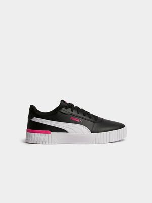 Women's Puma Carina 2.0 Black/Pink Sneaker
