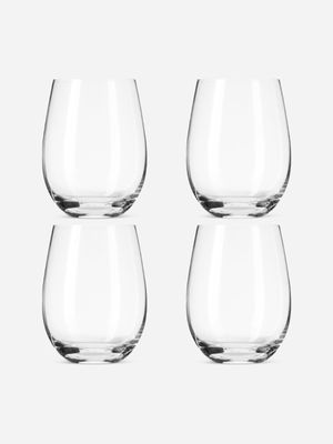 @Home Stemless Wine Glass Set Of 4