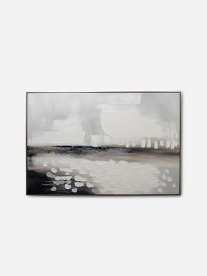 Framed Oil Painting Shoreline 80 X 120cm