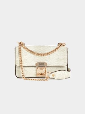 Women's Guess beige  Eliette Mini Convertible Flap Bag