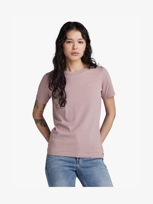 G-Star Women's Core Slim Pink T-Shirt
