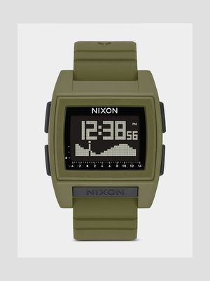 Nixon Men's Base Tide Pro Surplus Digital Silicone Watch
