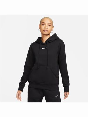Nike Women's NSW Phoenix Fleece Black Pullover Hoodie