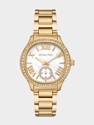 Michael Kors Sage Gold Plated Stainless Steel Bracelet Watch