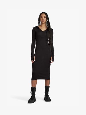 G-Star Women's Slim Knit Black Dress