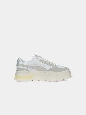Puma Women's Mayze Stack Luxe White/Grey Sneaker