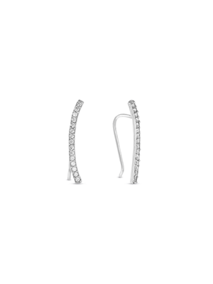 Sterling Silver & Cubic Zirconia Adornment Creeper Earrings