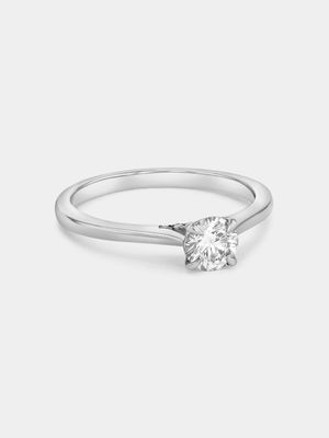 White Gold 0.5ct Lab Grown Diamond Solitaire Ring
