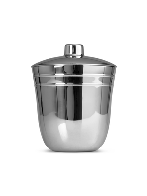 bargello ice bucket silver